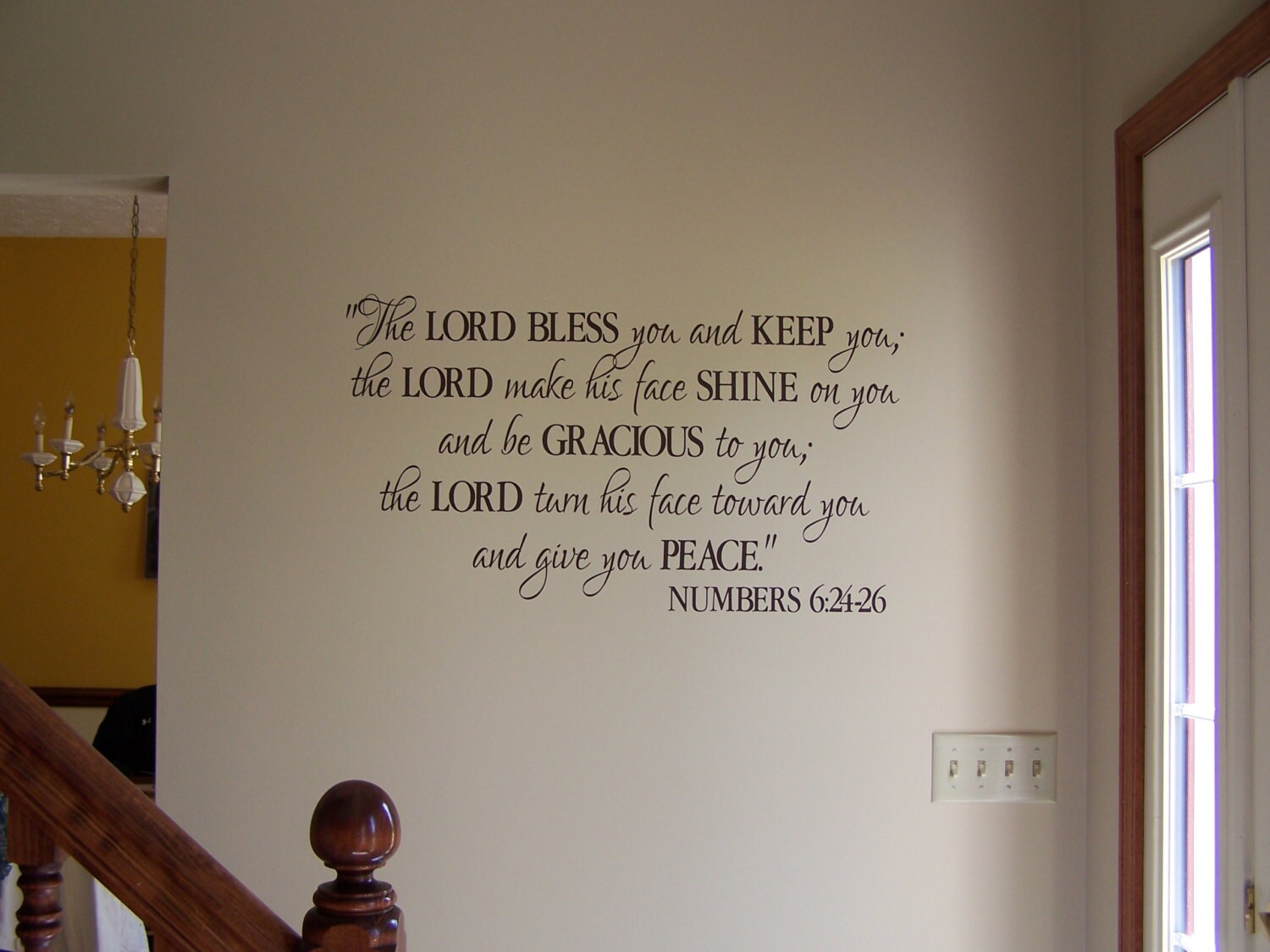 Numbers 6:24-26, The Lord Bless you and Keep you