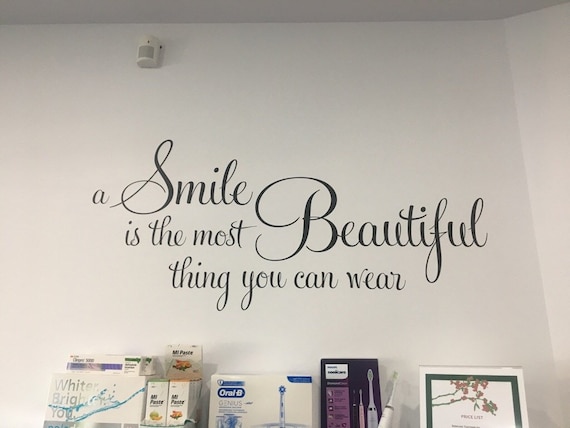 アート〜you are smiie is...〜 A Smile is the Most Beautiful Thing You Can Wear, Removable Vinyl