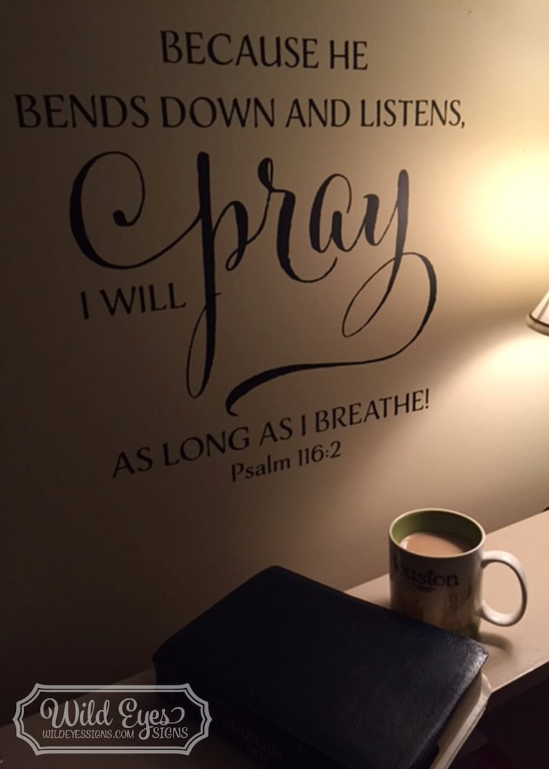 Custom Bible Verse Wall Decals Create Your Own Custom Vinyl Etsy