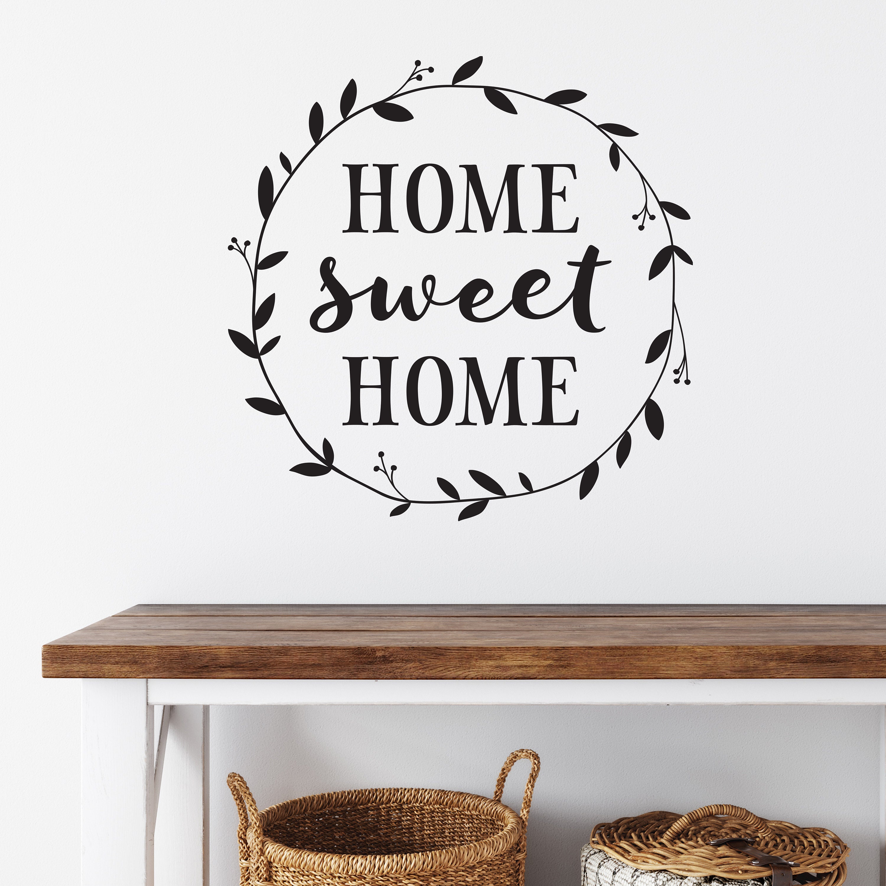 Home Sweet Home Wall Decal Family Picture Wall Living Room Country ...