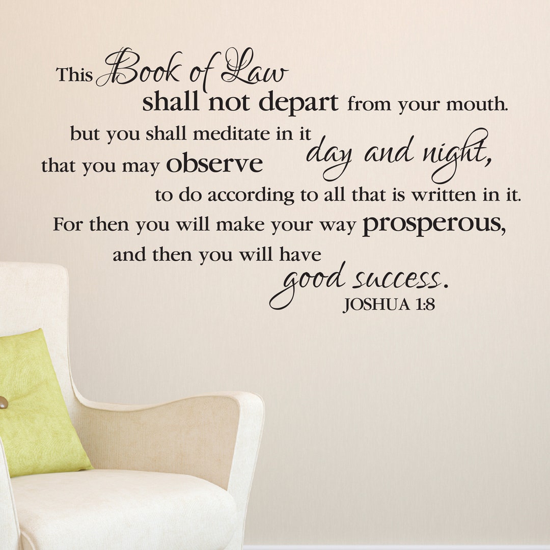 Joshua 18 This Book of Law Shall Not Depart, Church,