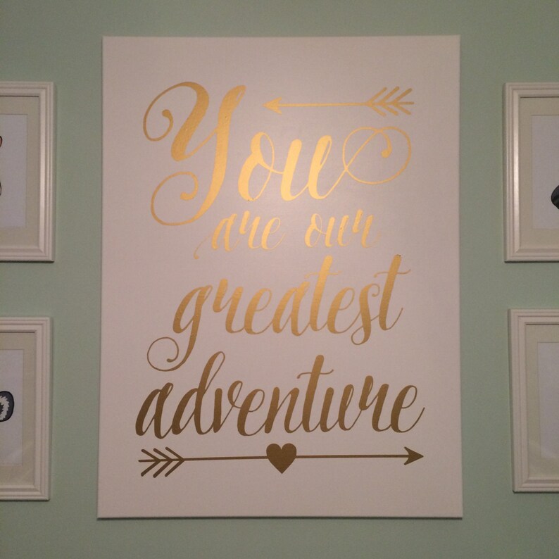 You Are Our Greatest Adventure Vinyl Wall Decal Art Nursery - Etsy