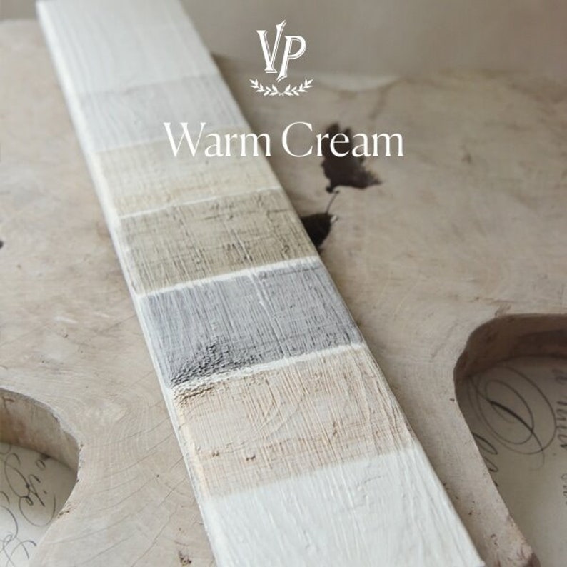 Warm Cream Vintage Paint Bild 3