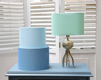 Lampshade "Blue and Green Shades"