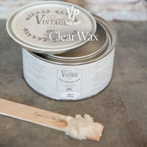 Clear Wax Vintage Paint Möbelwachs Bild 1