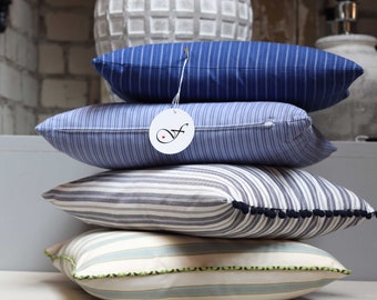 Cushion 30 x 40 cm - The Blue-Striped