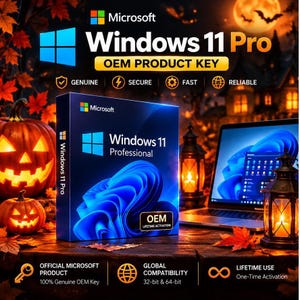 11 Pro License Key, 1 PC Lifetime Activation, 100% Genuine, Instant Delivery, Fast Service