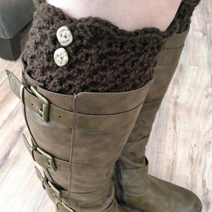Wide calf boot cuff