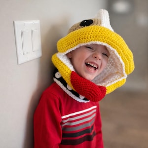 Handmade Crochet Poochy Hood, Kids Costume Cowl
