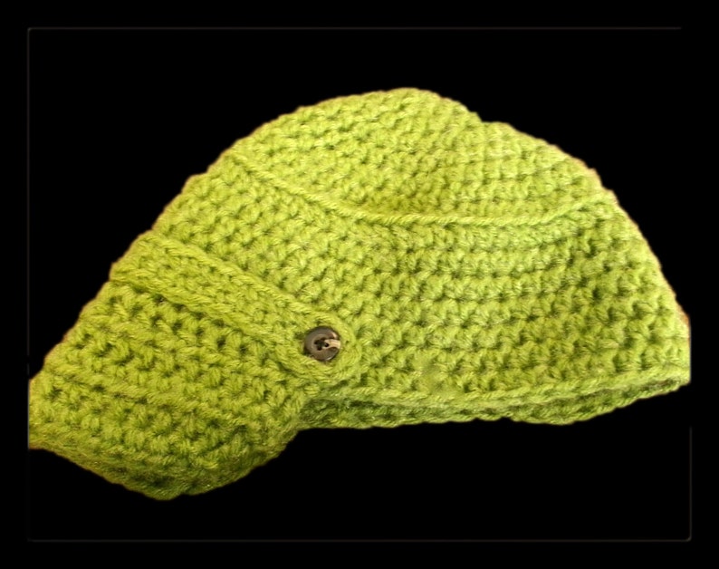Handmade Baby Boy Crochet Cap with Brim available in sports Etsy