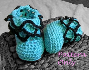 Baby ankle boot crochet pattern instant download