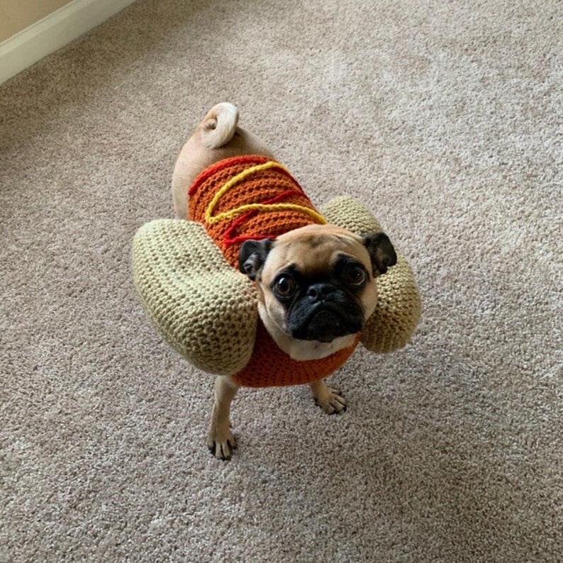 Hotdog dog sweater image 5
