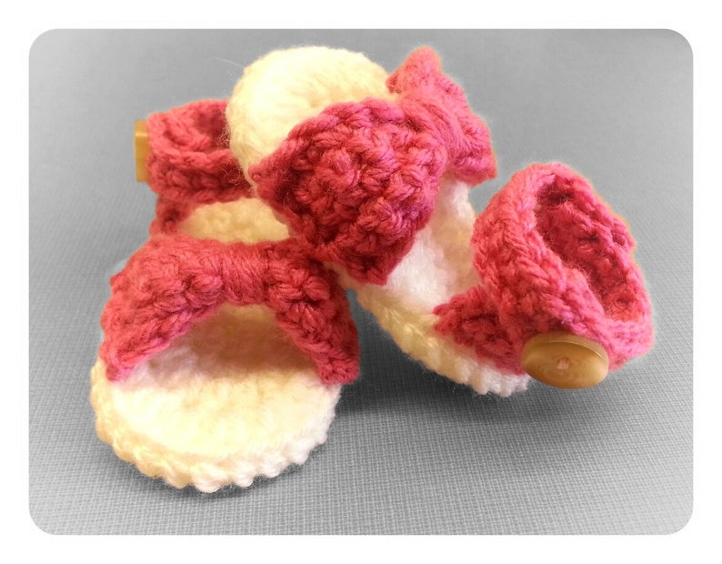 Baby girl handmade sandals crochet infant booties baby shoes Etsy