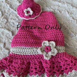 Puppy and small Dog sweater dress crochet pattern
