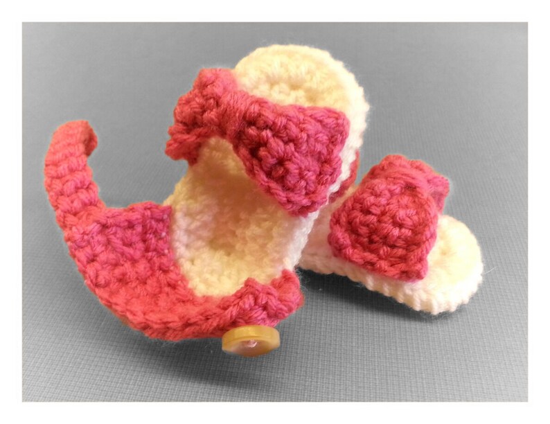 Baby girl handmade sandals crochet infant booties baby shoes Etsy