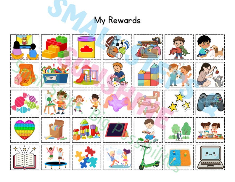 Bluey Toy Instruments Printable 5-spot Token Board: Bluey Themed for School/home - Etsy UK