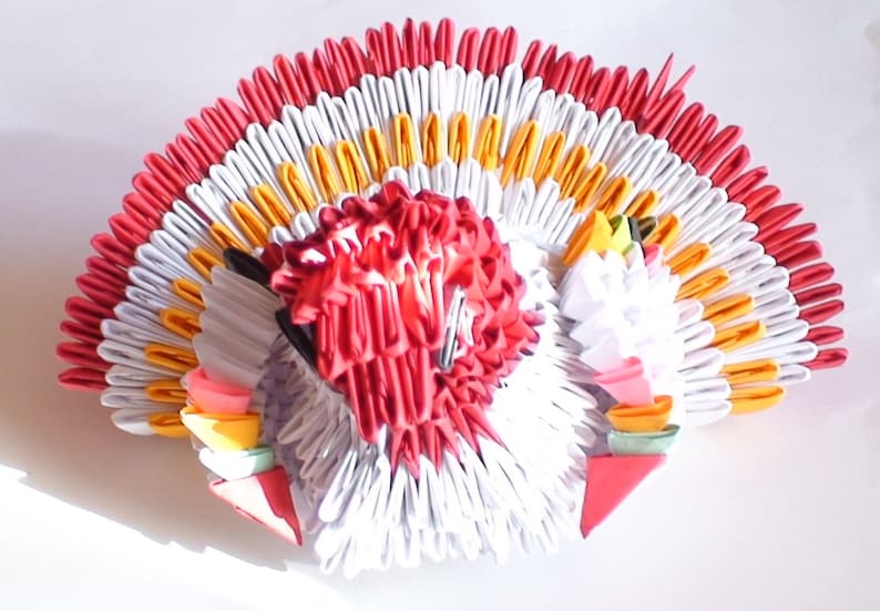 3D Origami Turkey Etsy
