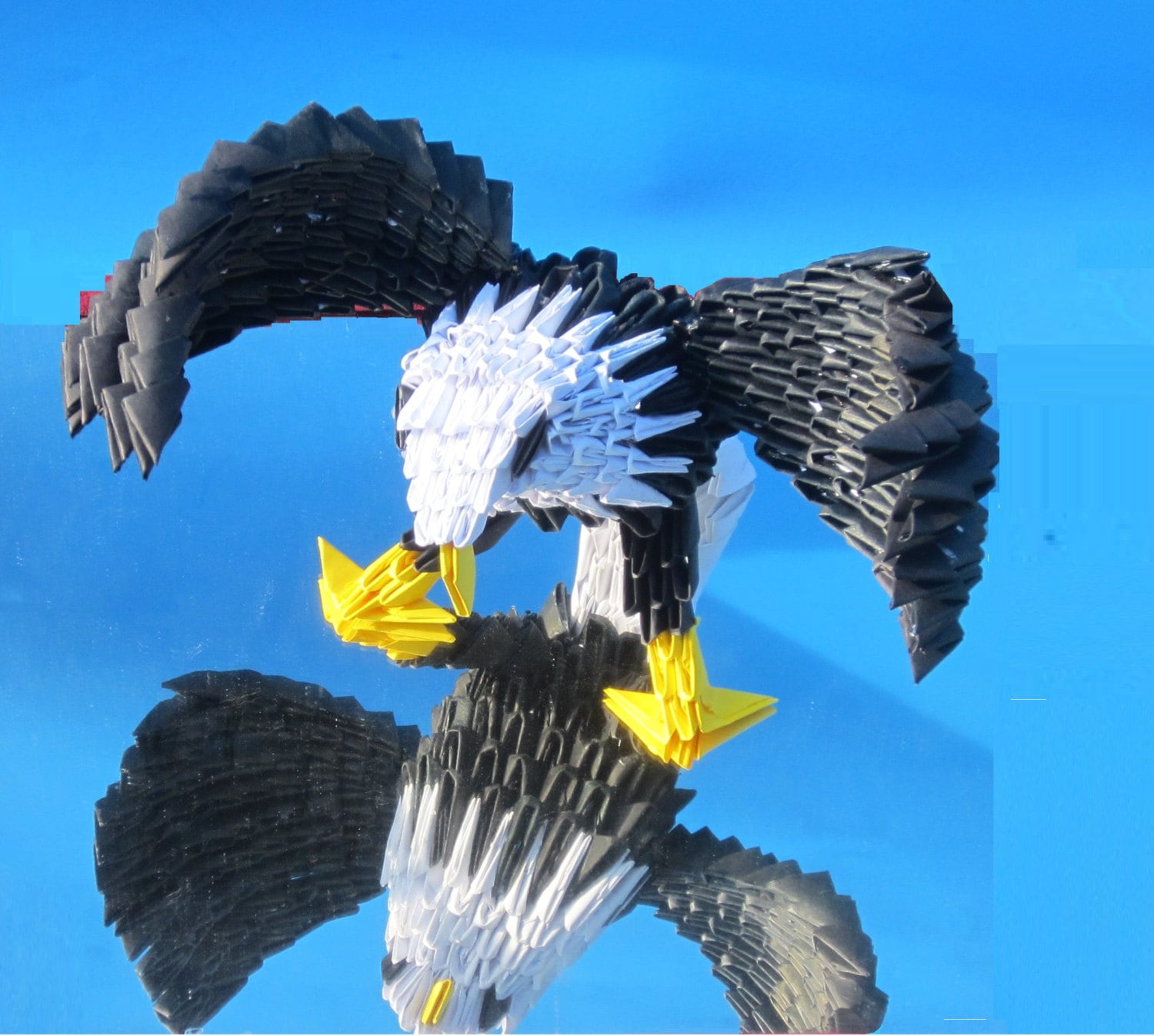 Águila majestuosa de origami 3D - Etsy México
