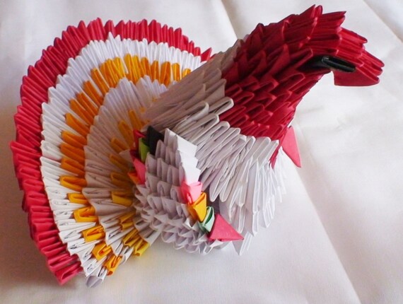 3d Origami Turkey