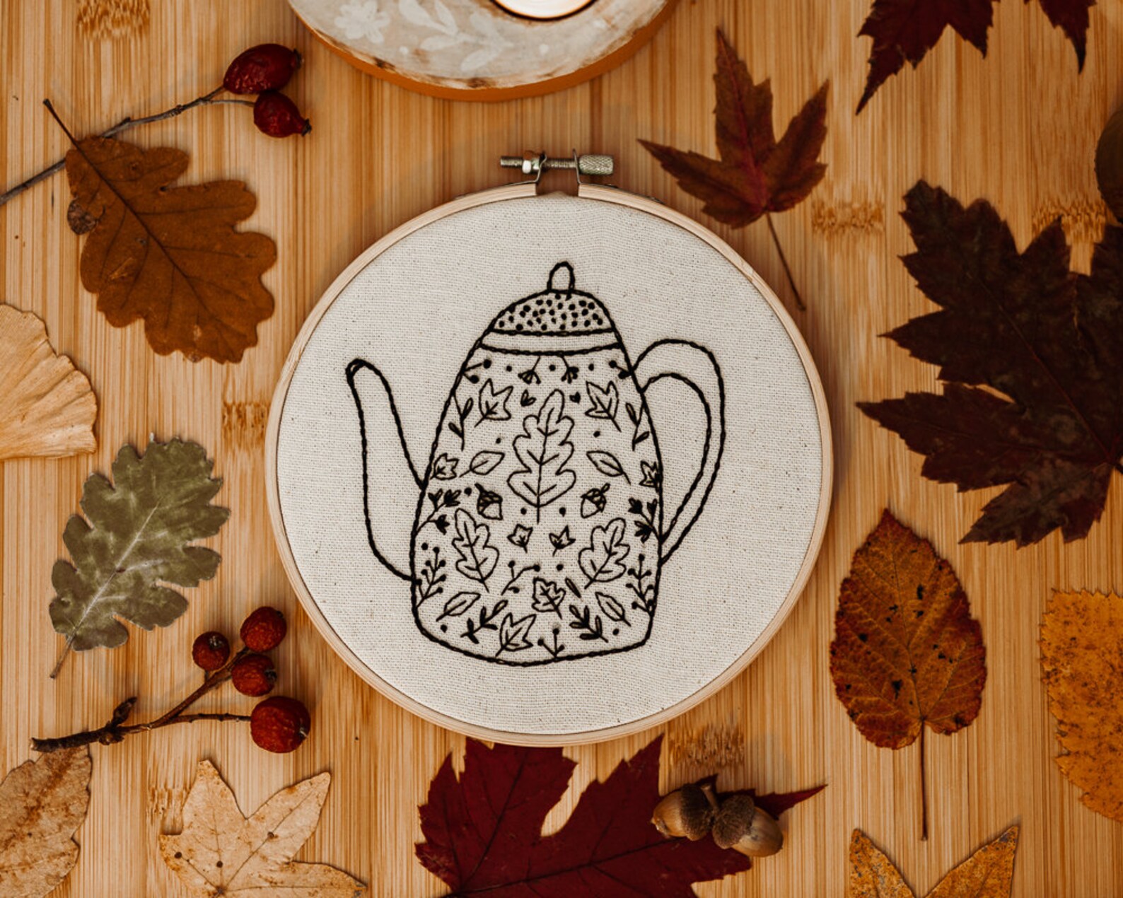 Teapot embroidery pattern pdf  etsy