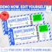 Printable Concert Ticket Gift Template, Editable Christmas Concert ...