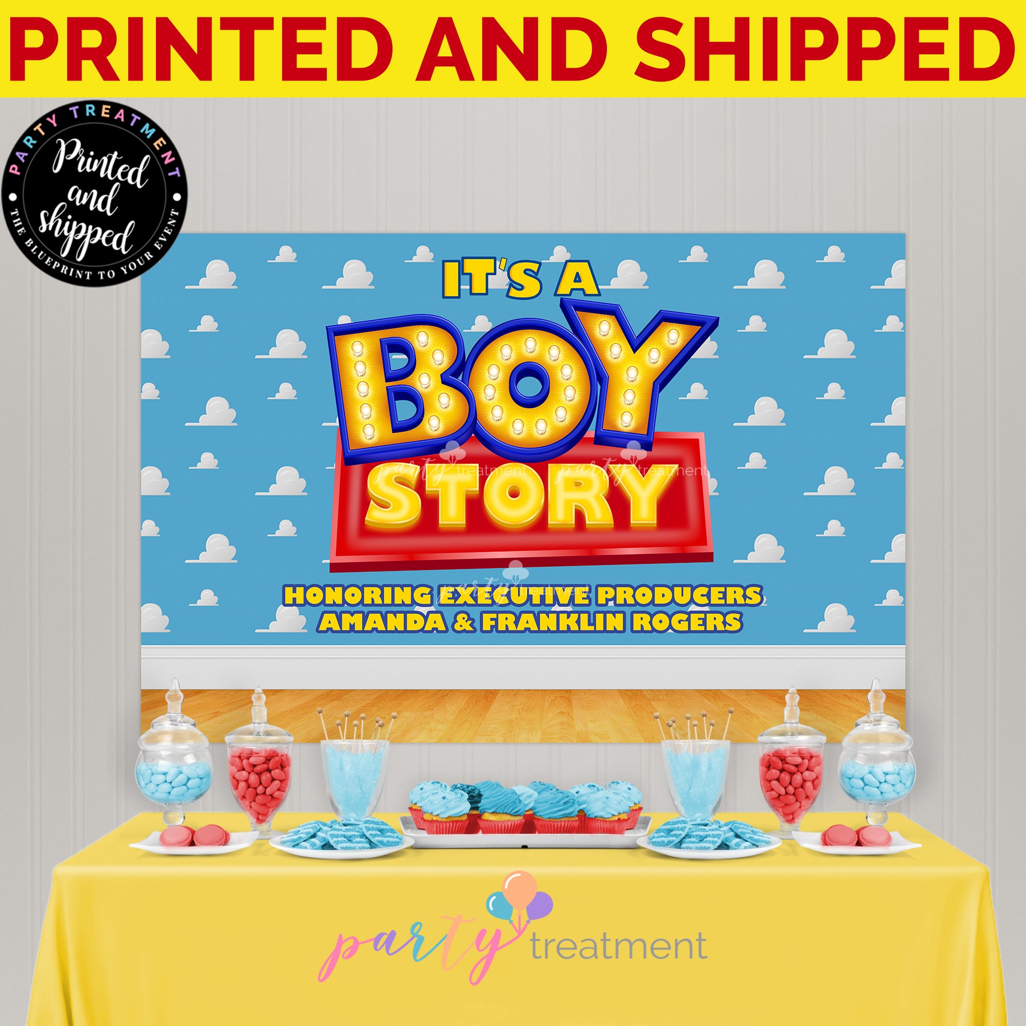 Boy Story Baby Shower Invitation Its A Boy Story Baby Shower Etsy