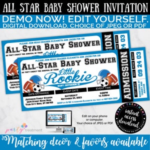 Bolsa de regalo para baby shower con temática de estrellas afroamericanas, ideal para fiestas de bienvenida de bebés, baby shower con temática de estrellas, pequeño novato, DESCARGA INSTANTÁNEA imagen 6