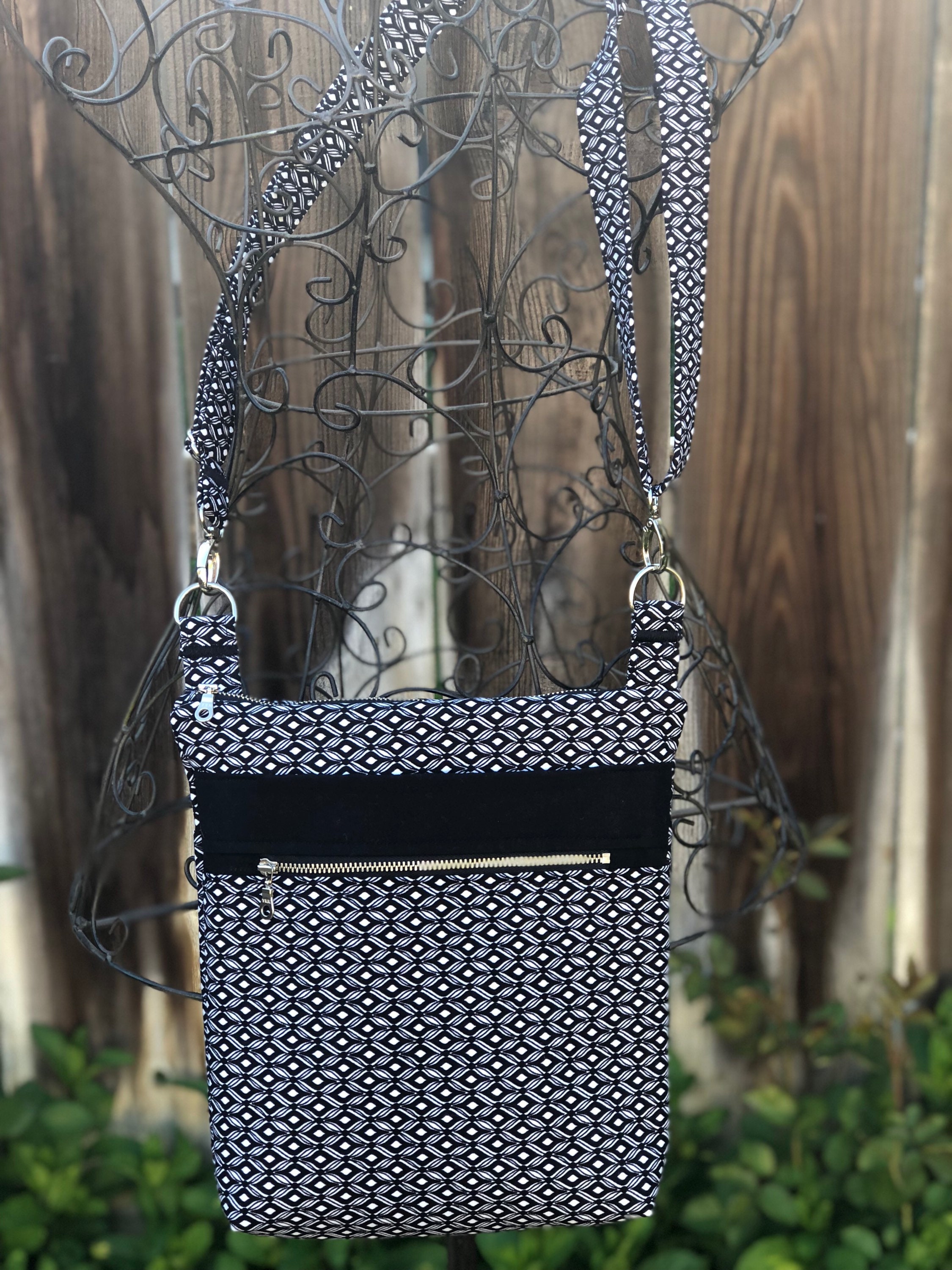 White Cross Body Bag Thick Strap