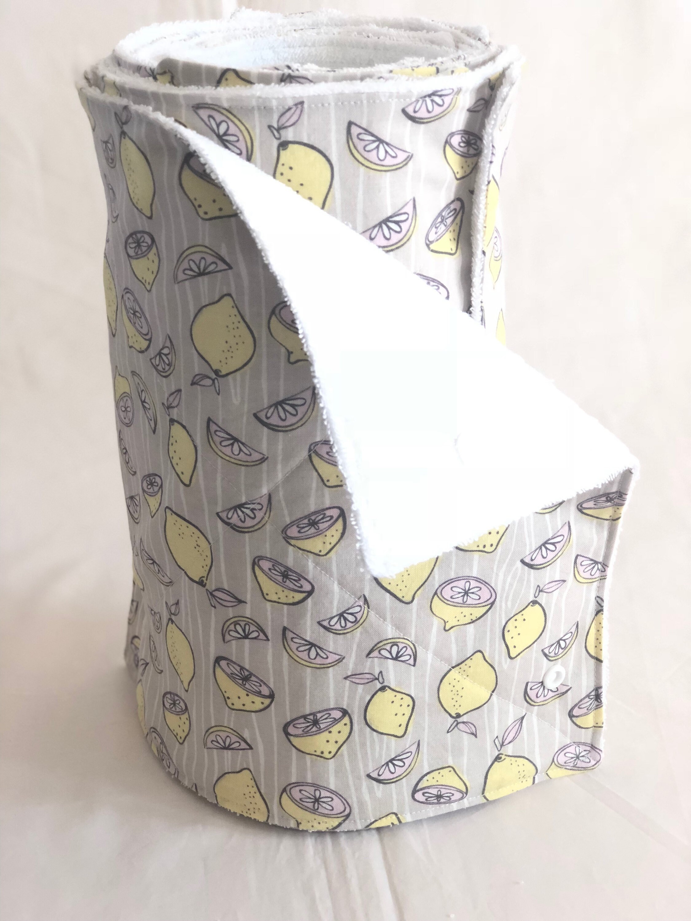 Diy Unpaper Towels With Snaps Reusable Unpaper Towel Roll With Snaps