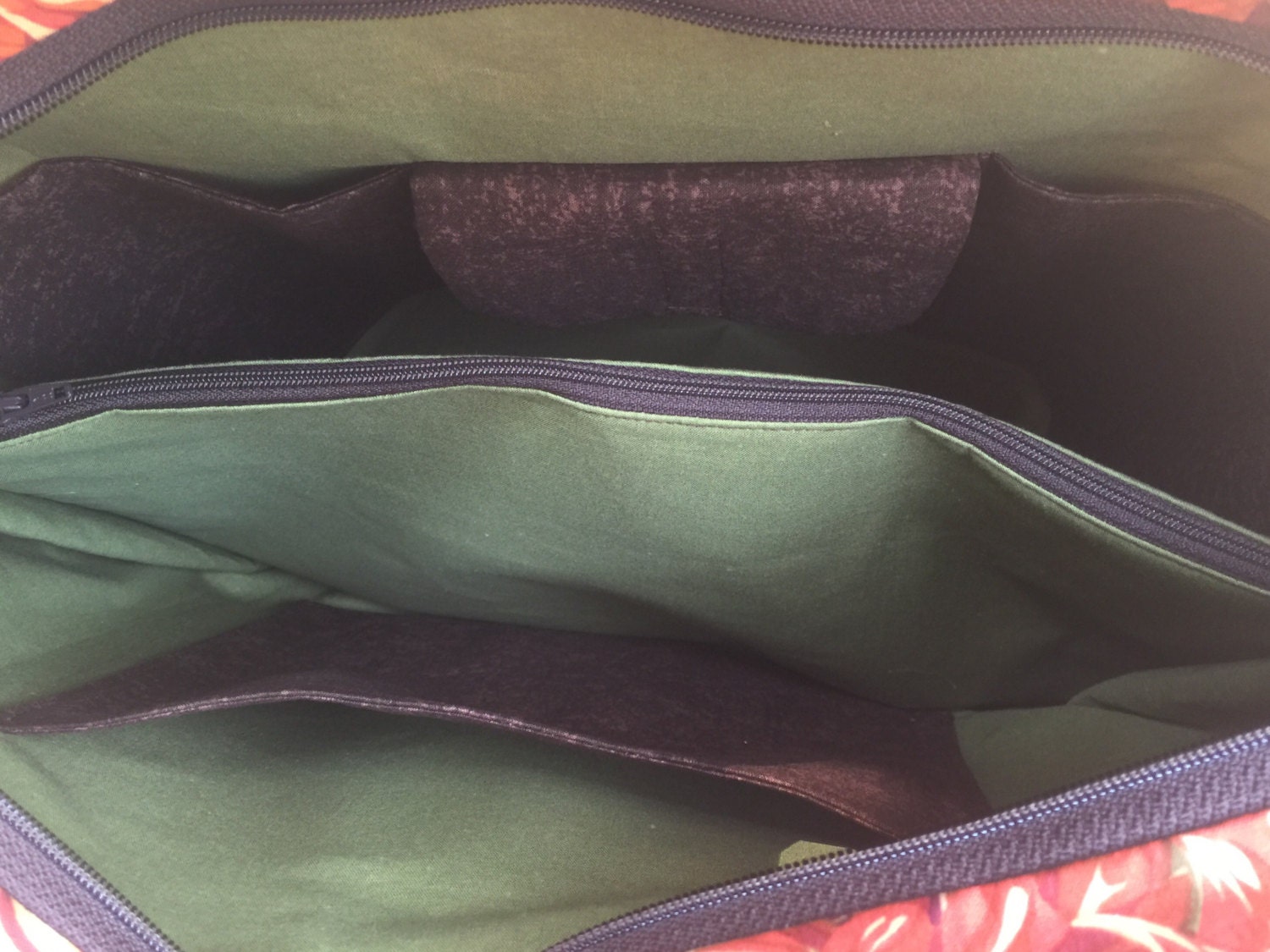 Large Tote Bag with Pockets Teacher Tote Diaper Bag Nurse | Etsy