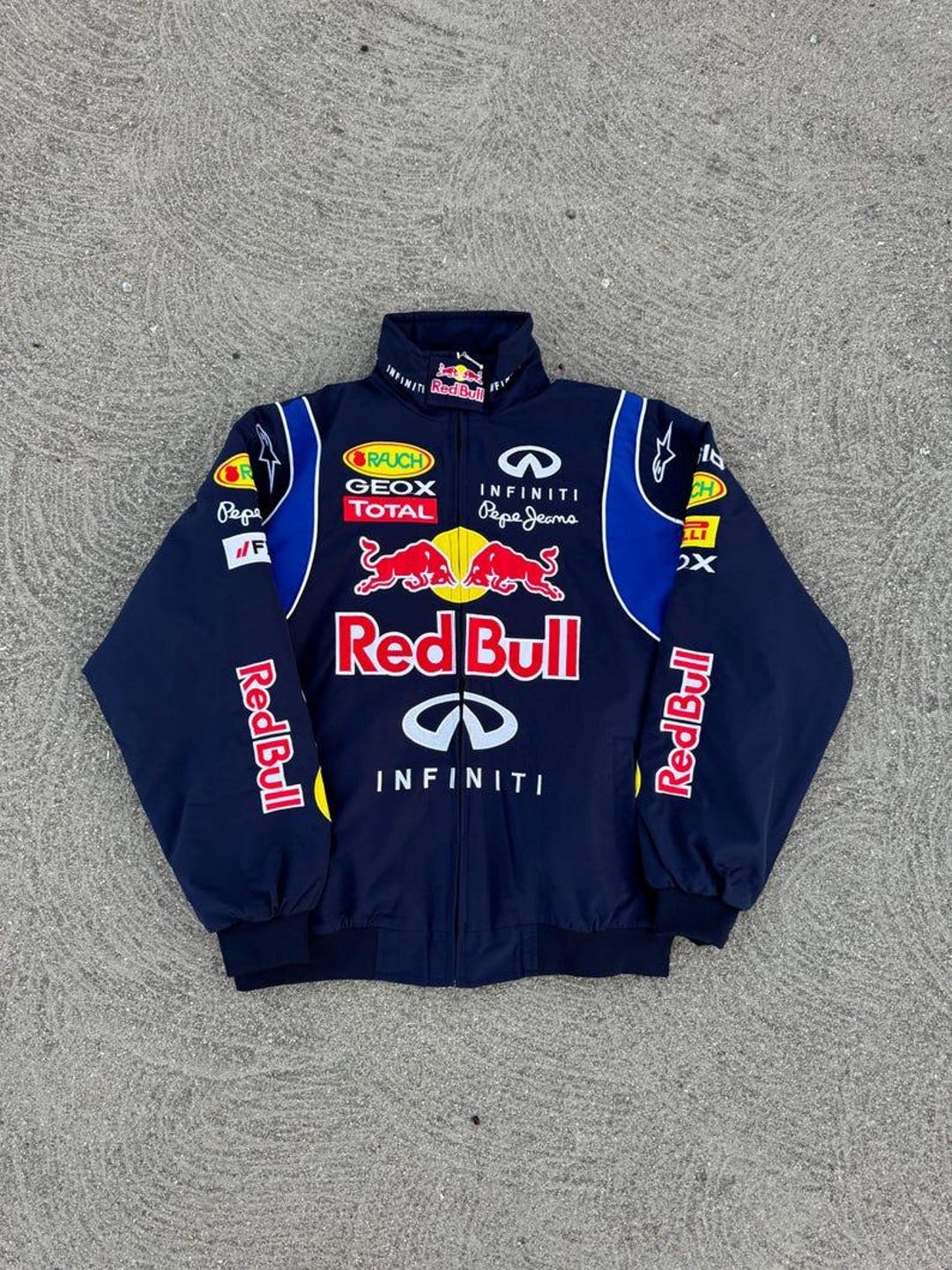 Redbull Racing Jacket Vintage 1990s Style Nascar Bomber, F1 Redbull ...