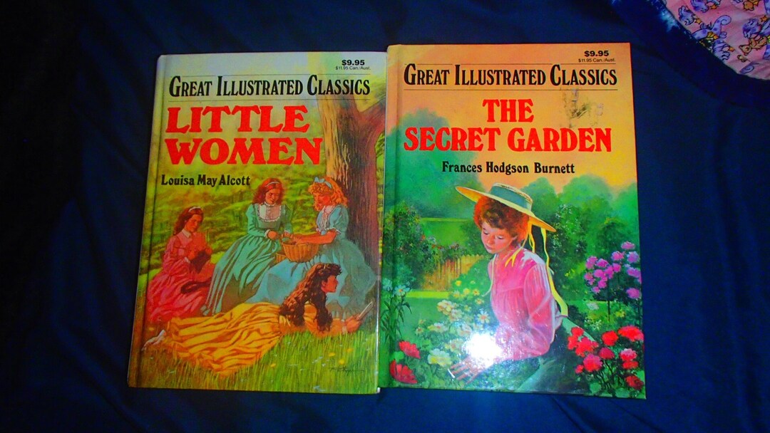 Lot of 2 Great Illustrated Classics Books the Secret Garden pic picture