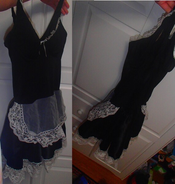 Vintage French Maid Magenta Rocky Horror Picture Show… Gem