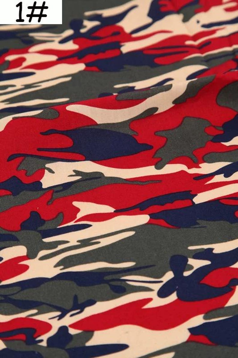 Camouflage Fabric by the Yard — Cotton Camo Print Fabric for Sewing ...