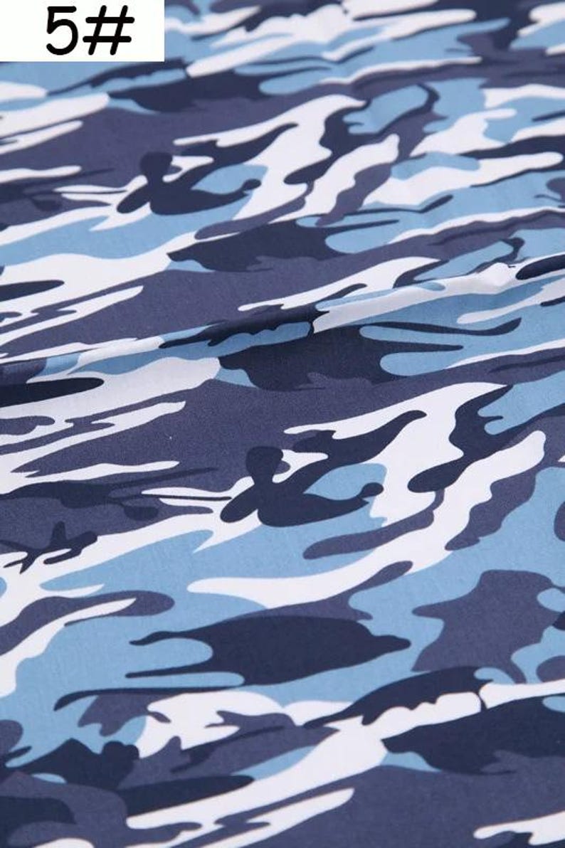 Camouflage Fabric by the Yard — Cotton Camo Print Fabric for Sewing ...