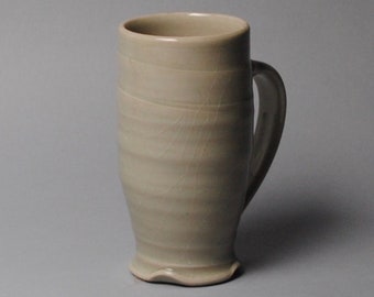 Clay Mug Beer Stein Celadon Green B 22