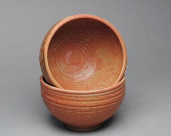 Handmade Stoneware Bowl  Z 57 Set of Two Salad Bowls