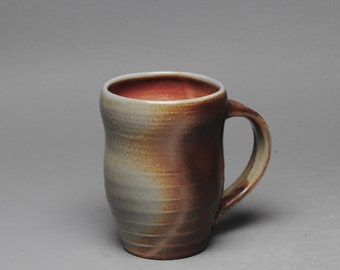 Clay Coffee Mug Beer Stein Wood Fired W 88