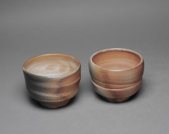 Tea Bowls Handmade Ice Cream  Set of 2  W 23