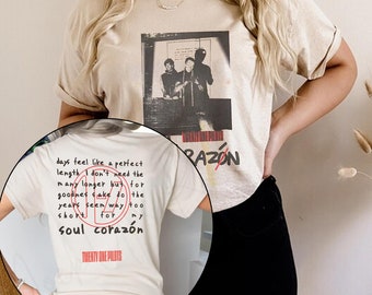 Unisex 21 Pilots Band Gildan Shirt| 2 Sides SouI Corazon Tour 2024 Gildan Sweatshirt| Music Tour 2024 Tee For Fans