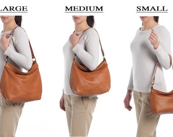 Tan Leather Bag Leather Hobo Bag Large Leather Hobo Bag LARGE