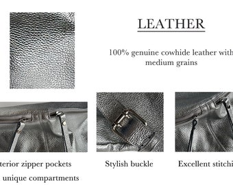 Large Metallic Silver Fanny Pack - Oversized Sling Bag for Women