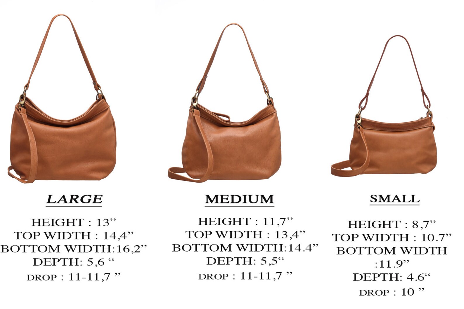 Tan Leather Hobo Bag Leather Hobo Purse Soft Leather Bag Etsy