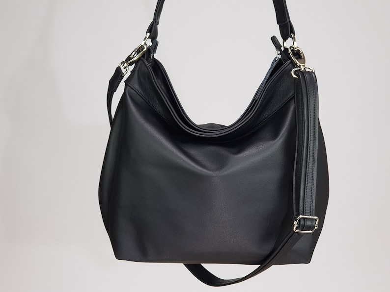 m&s leather hobo bag