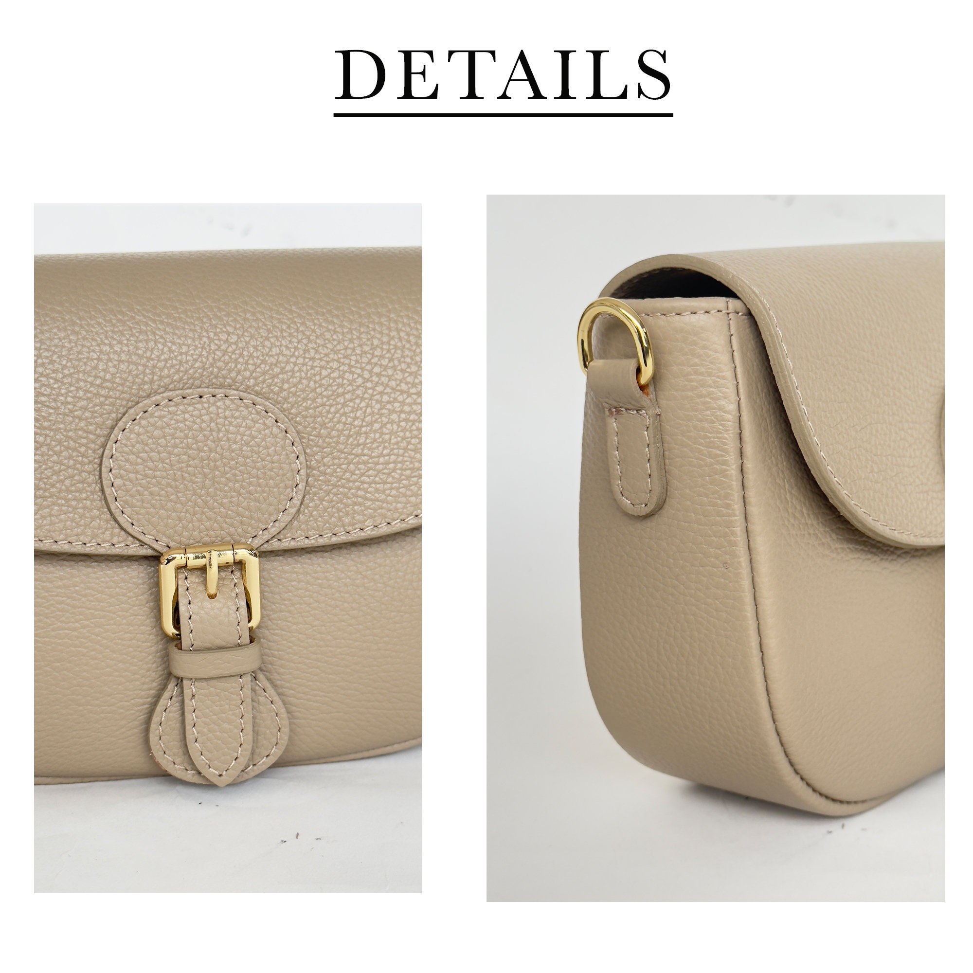 ベージュ ショルダーバッグ フラップ付き 美品 プラダ レザー ショルダーバッグ 斜め掛け クロスボディ