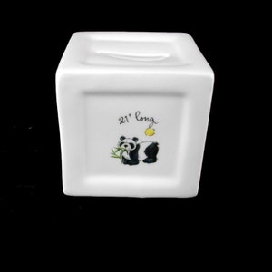 Personalized Hand Painted Judaica Coin Bank image 3