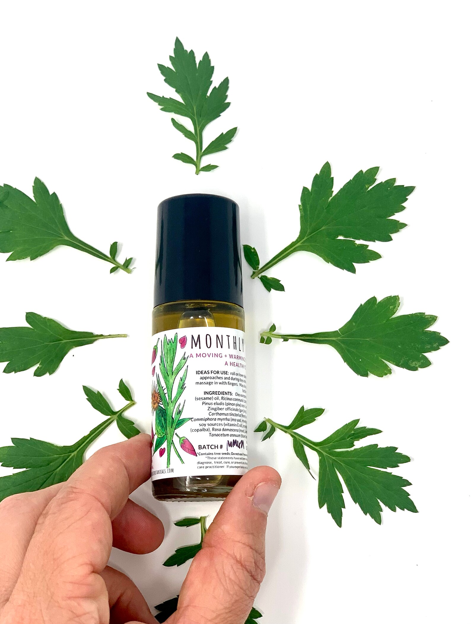 Monthly Moon Herb Infused Oil for Monthly Support Mugwort Etsy