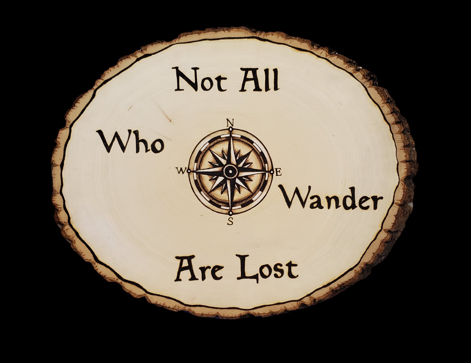 Niet iedereen die Wander zijn verloren Citaat met Kompas Niet iedereen die Wander zijn verloren Citaat met Kompas