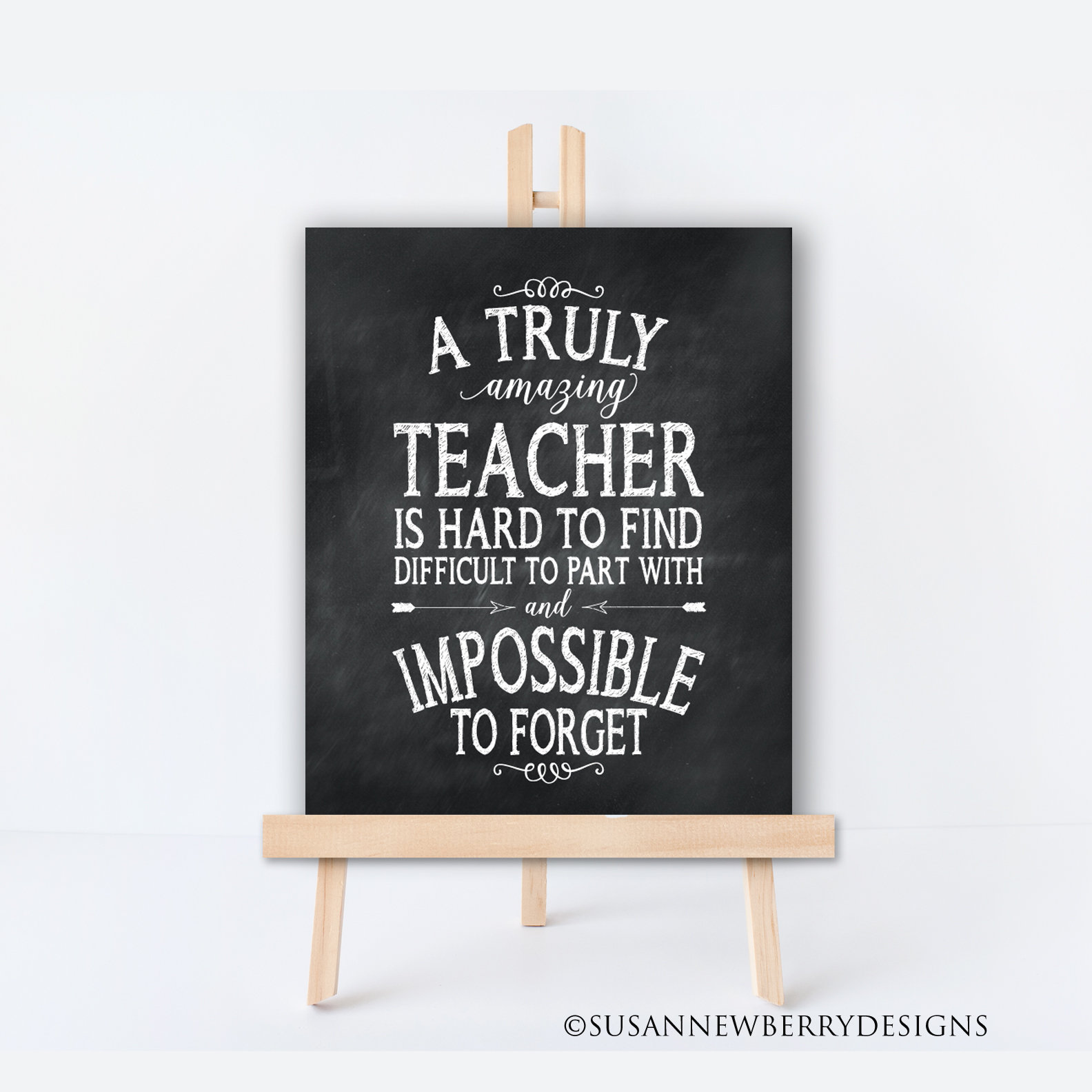 Teacher Appreciation Gift CANVAS Wall Art A truly amazing | Etsy