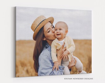 Photo to Canvas - First Anniversary Gift - Nursery Decor - Turn Your Image Into Canvas - Stretched Canvas Gallery Wrap